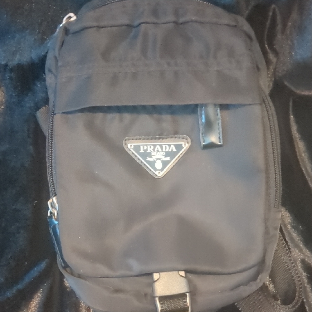 Prada Men's Black Belt Bag **COPY****